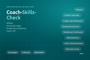 Vorschaubild des kostenfreien Selbsttests Coach-Skills-Check