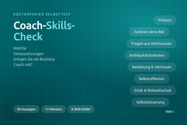 Vorschaubild des kostenfreien Selbsttests Coach-Skills-Check