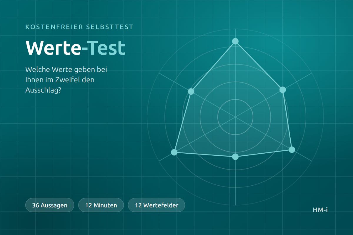 Werte-Test: kostenfreier Selbsttest