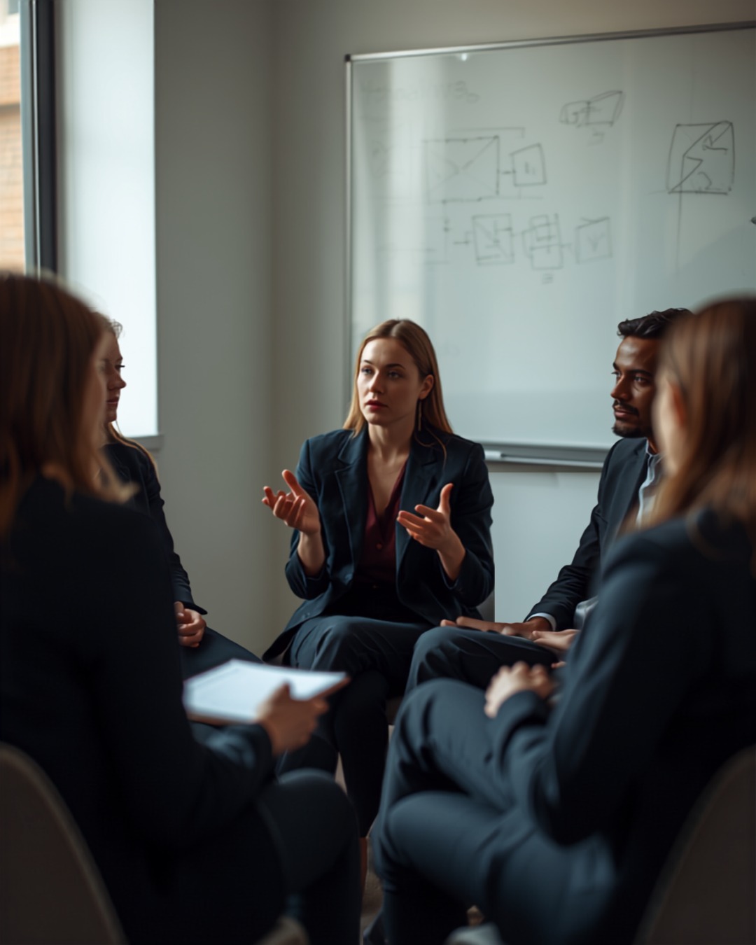 Team in der Nachbesprechung, Reflexion und Rückmeldung als Weg zur Urteilskraft